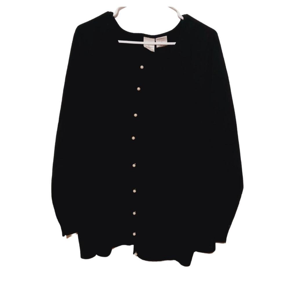 Ladies Black Sweater by Roamans